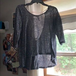 light blue long sleeve